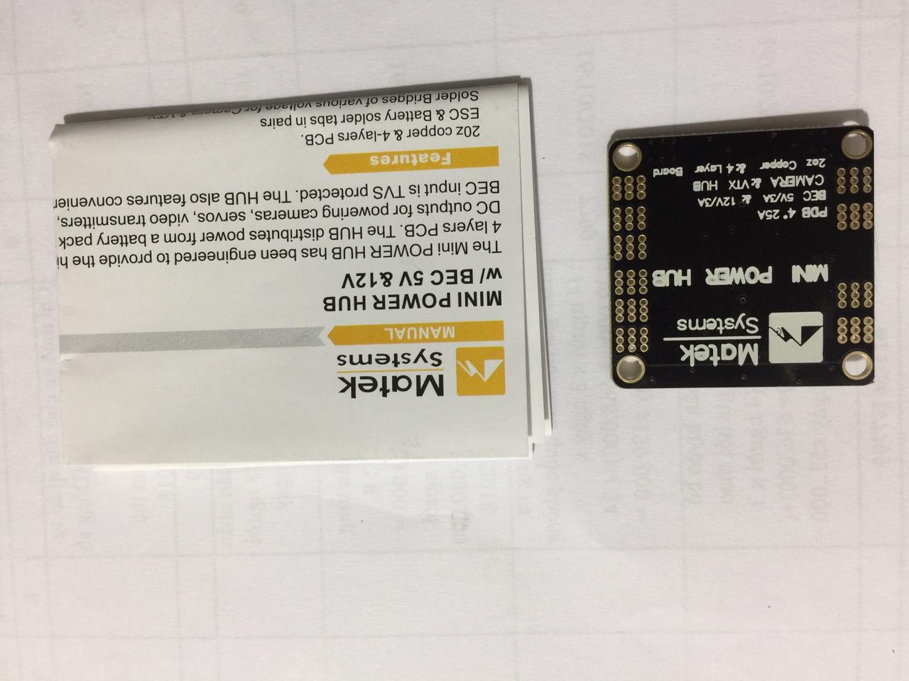 Mạch PDB Matek MINI Chia Nguồn Output 5V,12V
