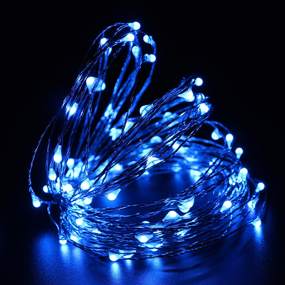Đèn led đom đóm 10m, Đèn led trang trí đom đóm adapter