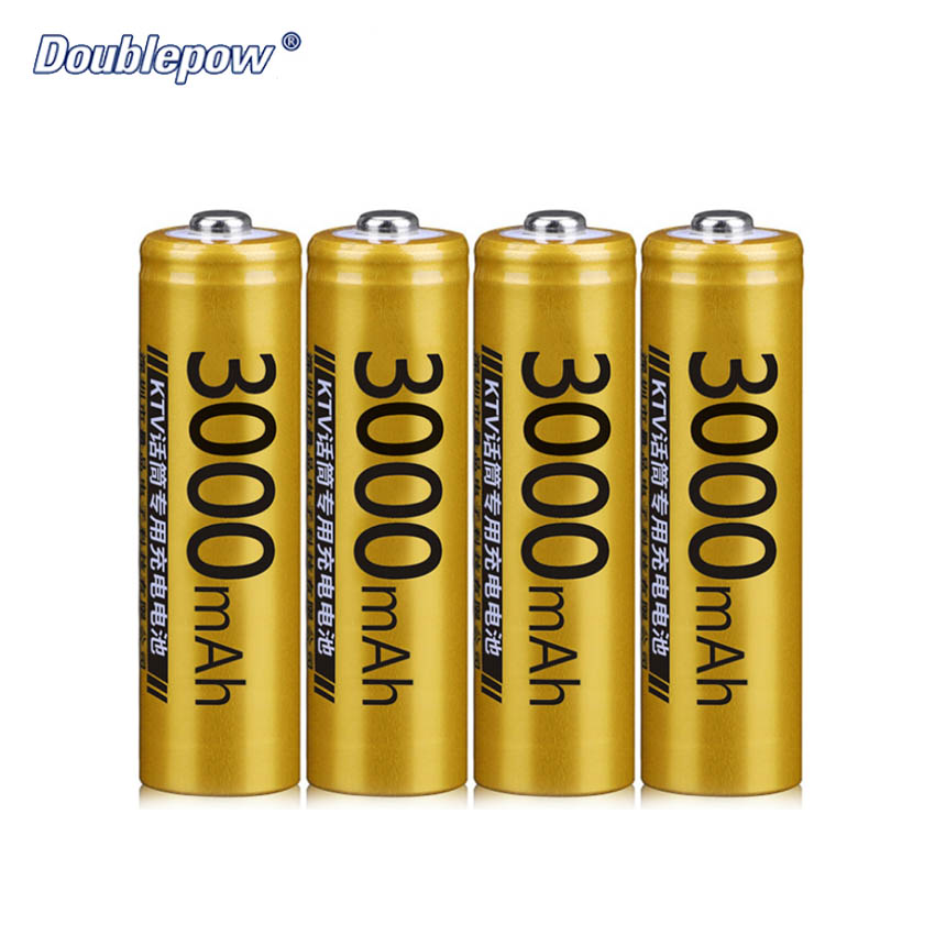 AA Rechargeable Battery-3000mAh Doublepow (Yellow)