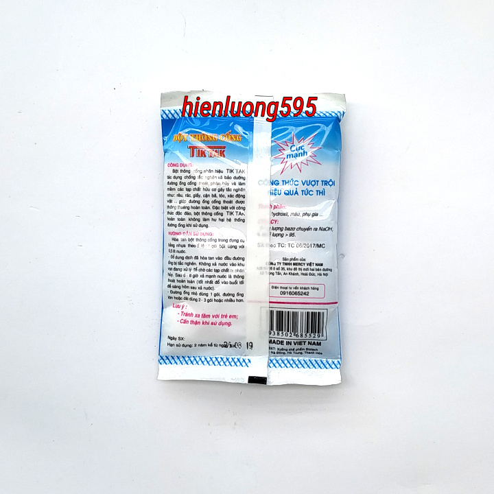 Hợp chất thông tắc cống