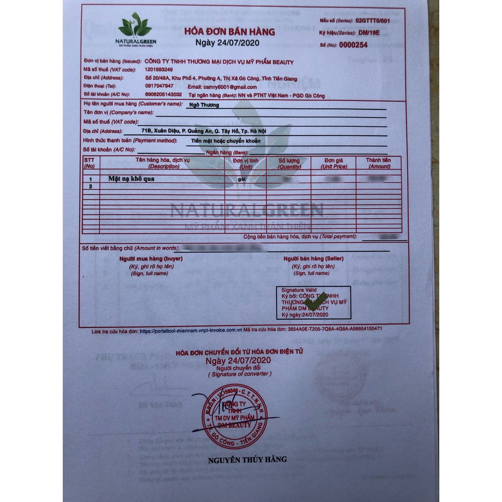 Nạ khổ qua đắp mặt nạ túi 1kg