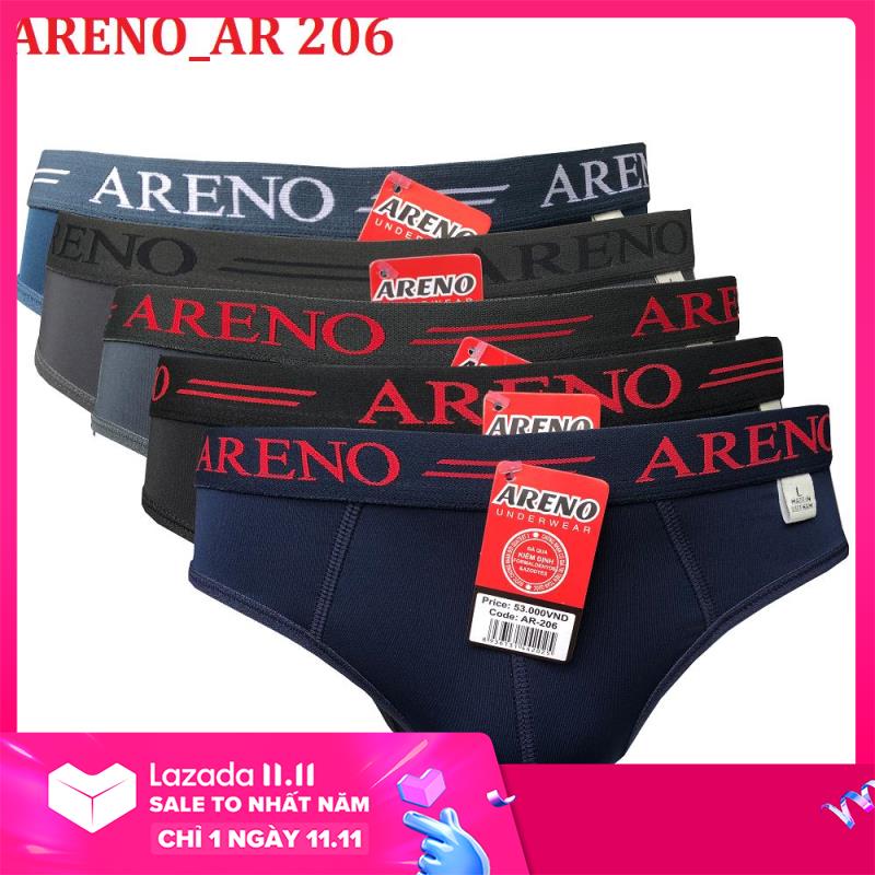 HCMAs ShopGiá sĩ Bộ 05 Quần lót nam Cao cấp Areno thun lạnh - Are206