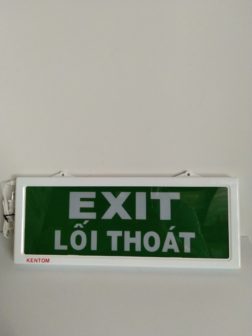 [HCM]Đèn Exit Kentom 2 mặt KT-620