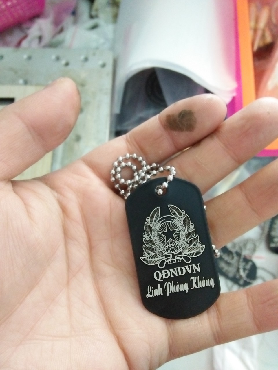 [HCM]Thẻ Bài DOGTAG Khắc Tên Hình