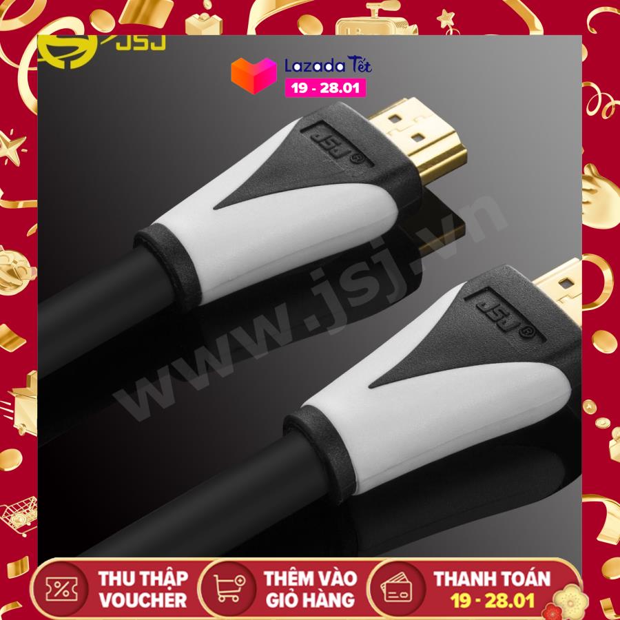 [HCM]Dây Cáp HDMI Dài 3m Loại Tròn JSJ-H400