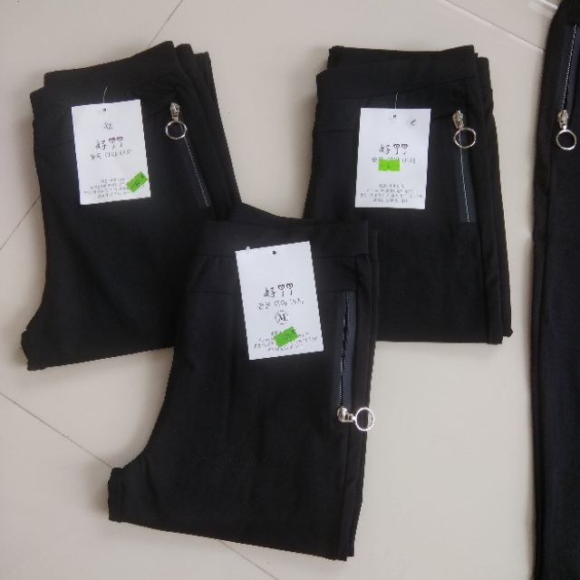 Quần legging umi hàn khóa túi