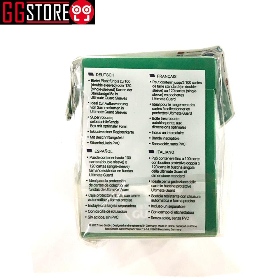 Hộp Đựng Bài Yugioh Deck Box Ultimate Guard - Xanh Lá
