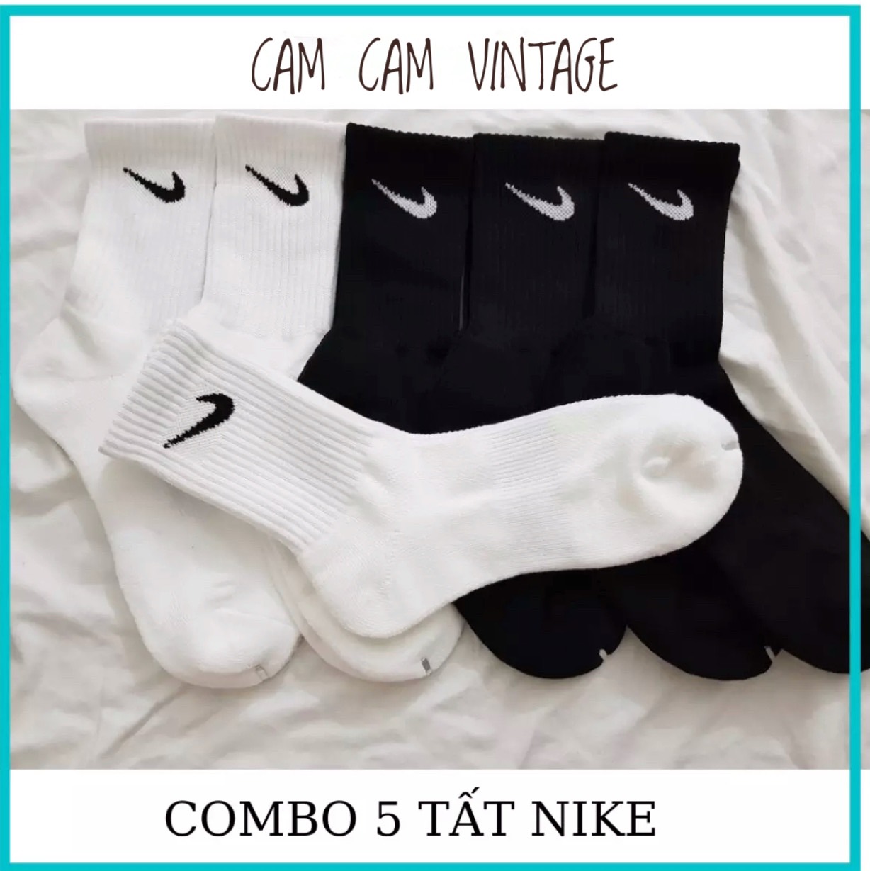 5 đôi tất vớ ni ,ke cao cổ thể thao nam nữ new xuất nhật - combo 5 đôi vớ nam cao cổ chữ ni. ke đá bóng xuất nhật, tất cao cổ nữ , vớ cao cổ nam