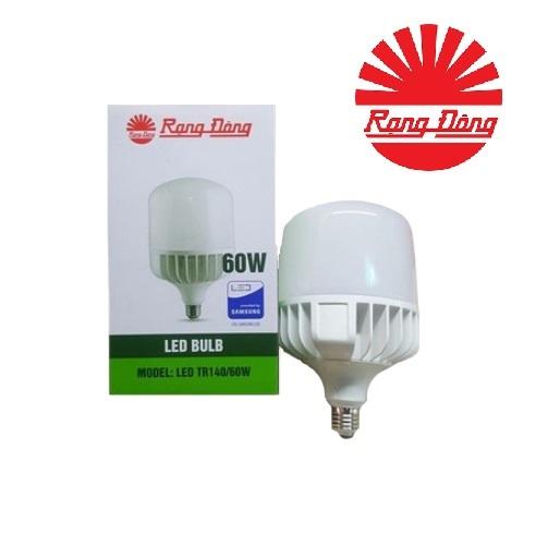 Bóng đèn Rạng Đông 60W LED Bulb trụ E27 Chip Led Samsung TR140NĐ/60W