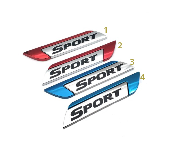 [HCM]Tem chữ lo go SPORT dán trang trí xe-Model 2