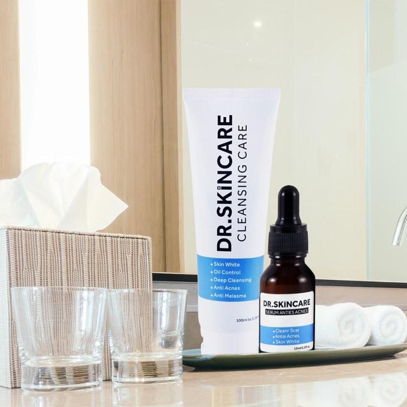Dr.Skincare Bộ Đôi Ngăn Ngừa Mụn Thâm, Se Khít Lỗ Chân Lông, Sáng Da