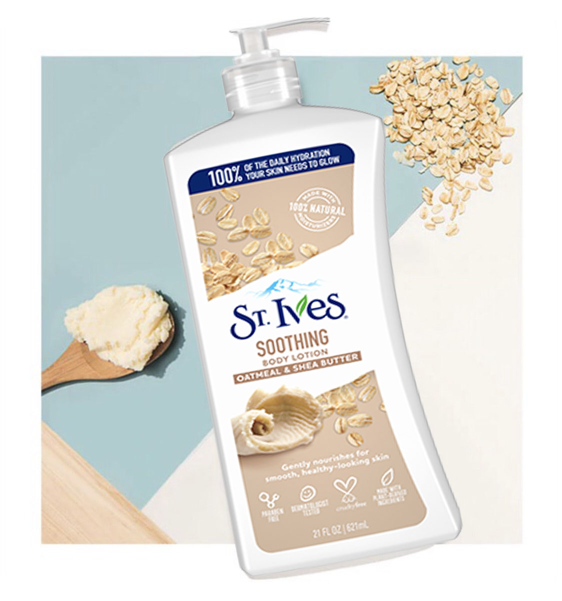 [HCM]Sữa Dưỡng Thể St.Ives Yến Mạch Và Bơ (621ml)