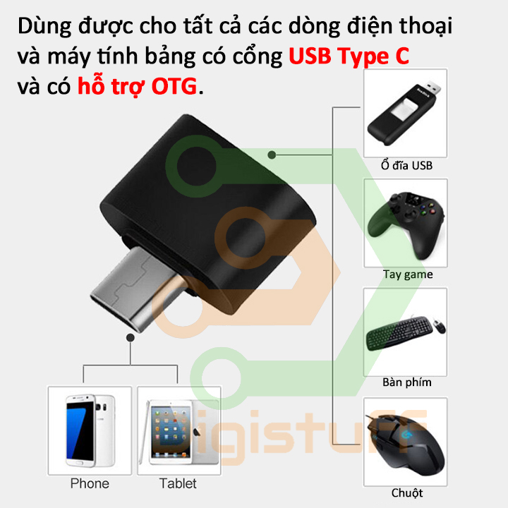 Đầu chuyển USB Type C sang USB 3.0