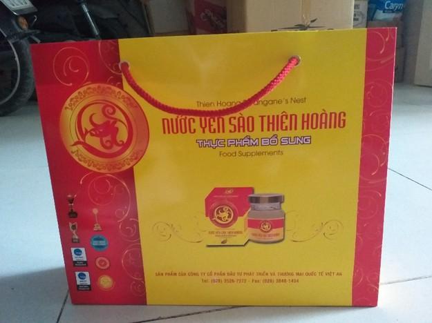 [HCM]Túi giấy đựng hộp yến Thiên Hoàng