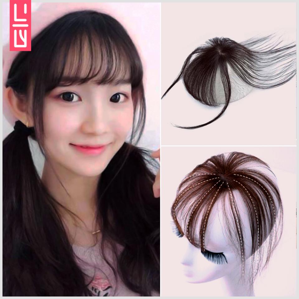 Tóc mái 3D làm bằng tóc thật che hói 360 độ (Lựa chọn màu sau khi đặt hàng)