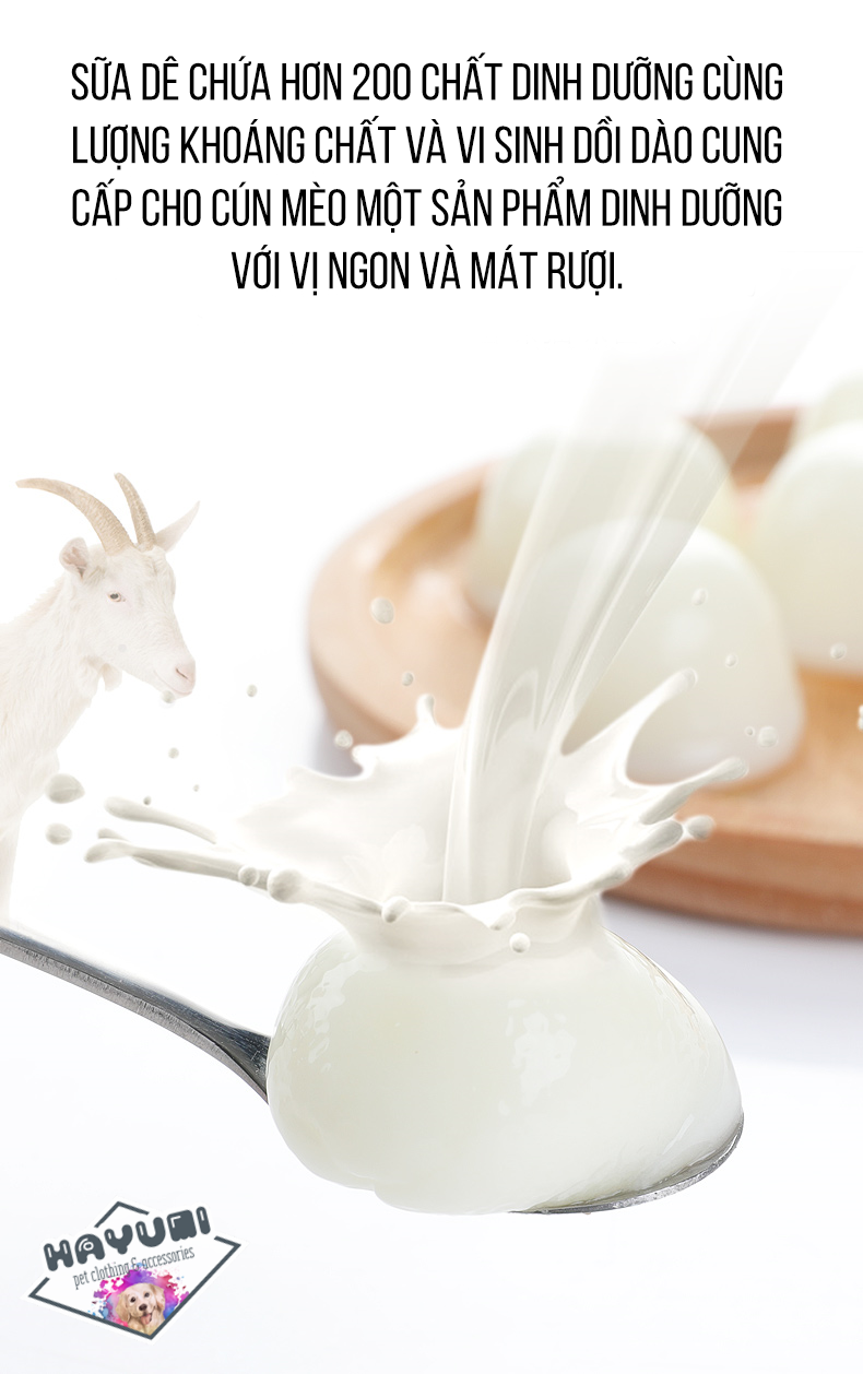 [LẺ 2 VIÊN] THẠCH SỮA DÊ CHO CHÓ MÈO BOTH - PUDDING DINH DƯỠNG - TREAT THƯỞNG