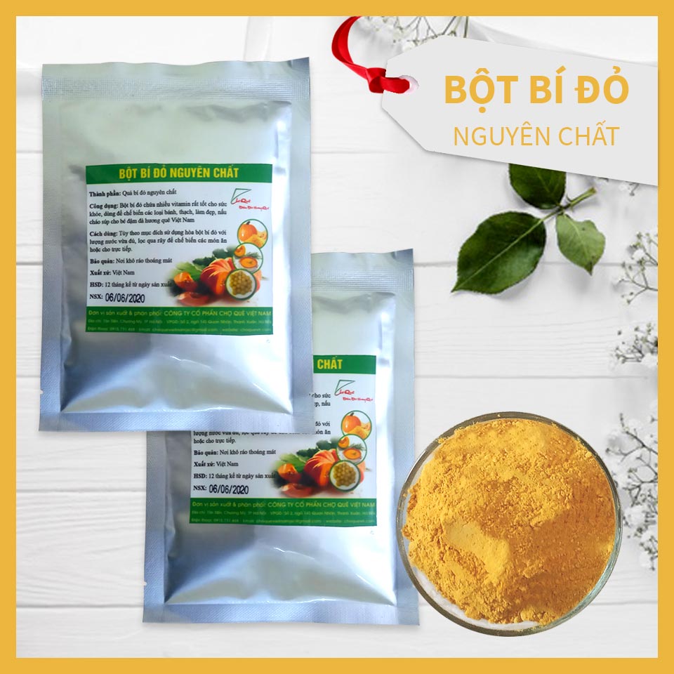 Bột Bí Đỏ Gói 50g