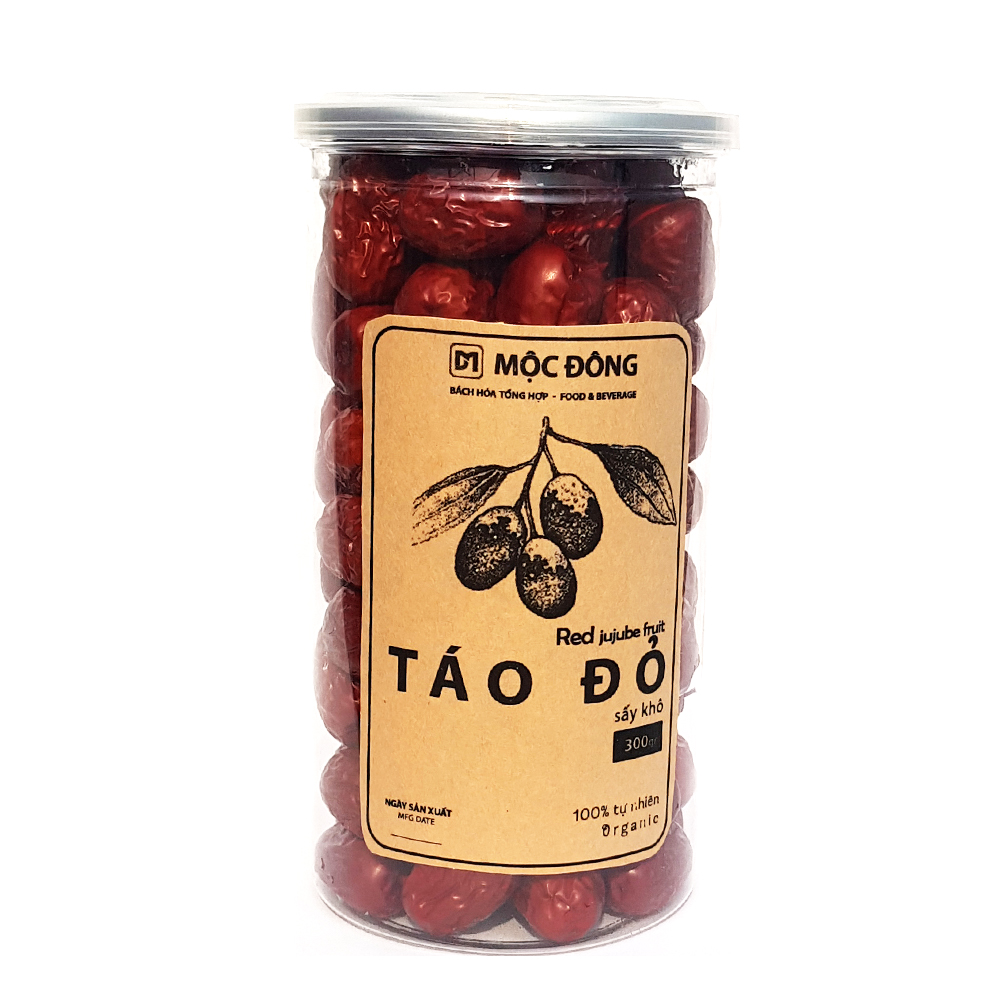 Táo Đỏ sấy khô hộp 300gr