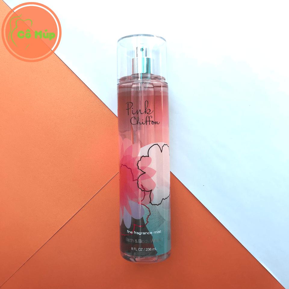 [HCM]Xịt thơm Bath and Body Works Pink Chiffon 236ml