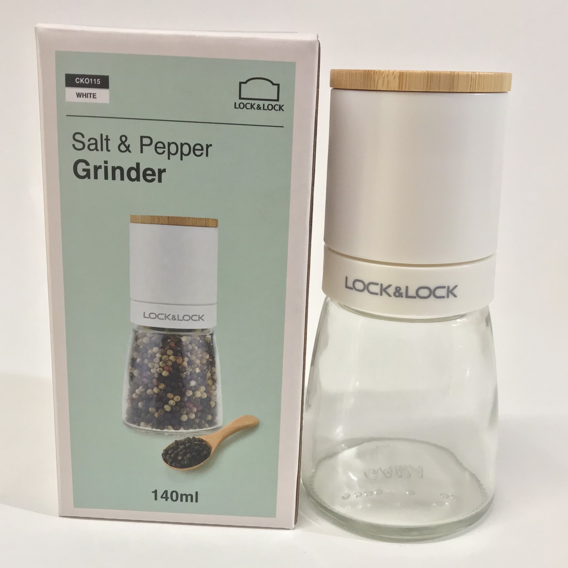 Lọ xay tiêu Lock&Lock CKO115 - Bình thủy tinh - Lưỡi sứ