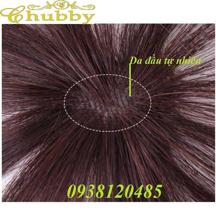 [HCM]Tóc mái thưa 3D bằng tóc thật có da đầu