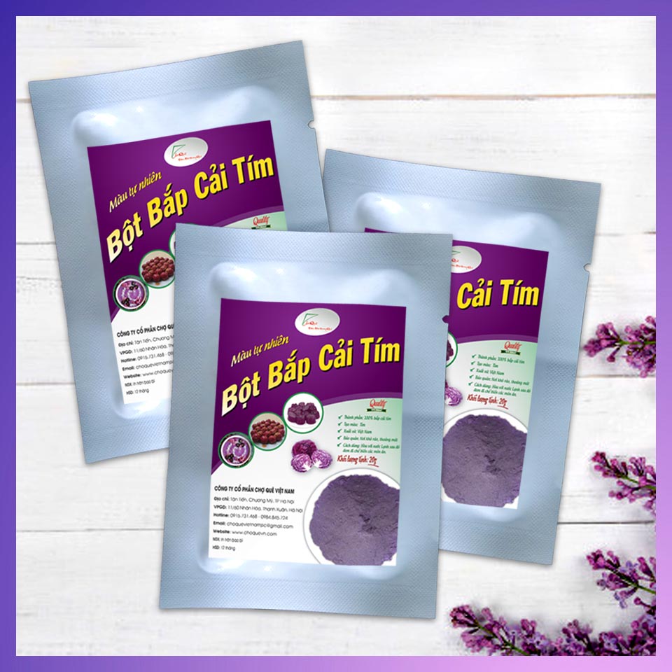 Bột Bắp Cải Tím Gói 20g