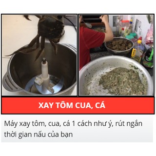 Máy xay thịt cối INOX công nghệ Nhật Bản