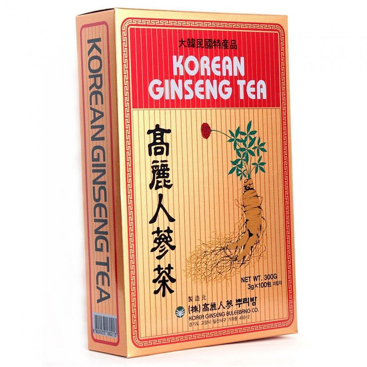 Trà hồng sâm Hàn Quốc Buleebang Ginseng Tea 100 Gói (3g x 100)