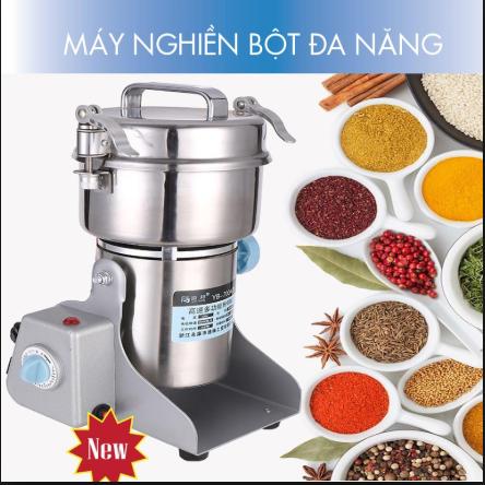 Máy xay nghệ, Máy xay tinh bột, Máy xay bột tinh bột nghệ ngũ cốc tam thất loại 800g nắp gài inox thông minh tiện lợi , chất liệu cao cấp , sử dụng dễ dàng , bảo hành 1 đổi 1 uy tín toàn quốc.