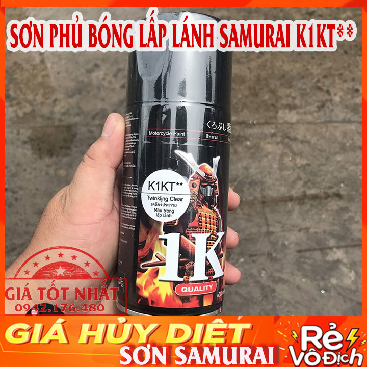 SƠN SAMURAI PHỦ BÓNG MÀU TRONG K1K