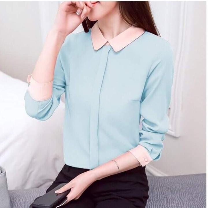 [HCM]ÁO SƠ MI NỮ TÍNH TRẺ TRUNG TD1