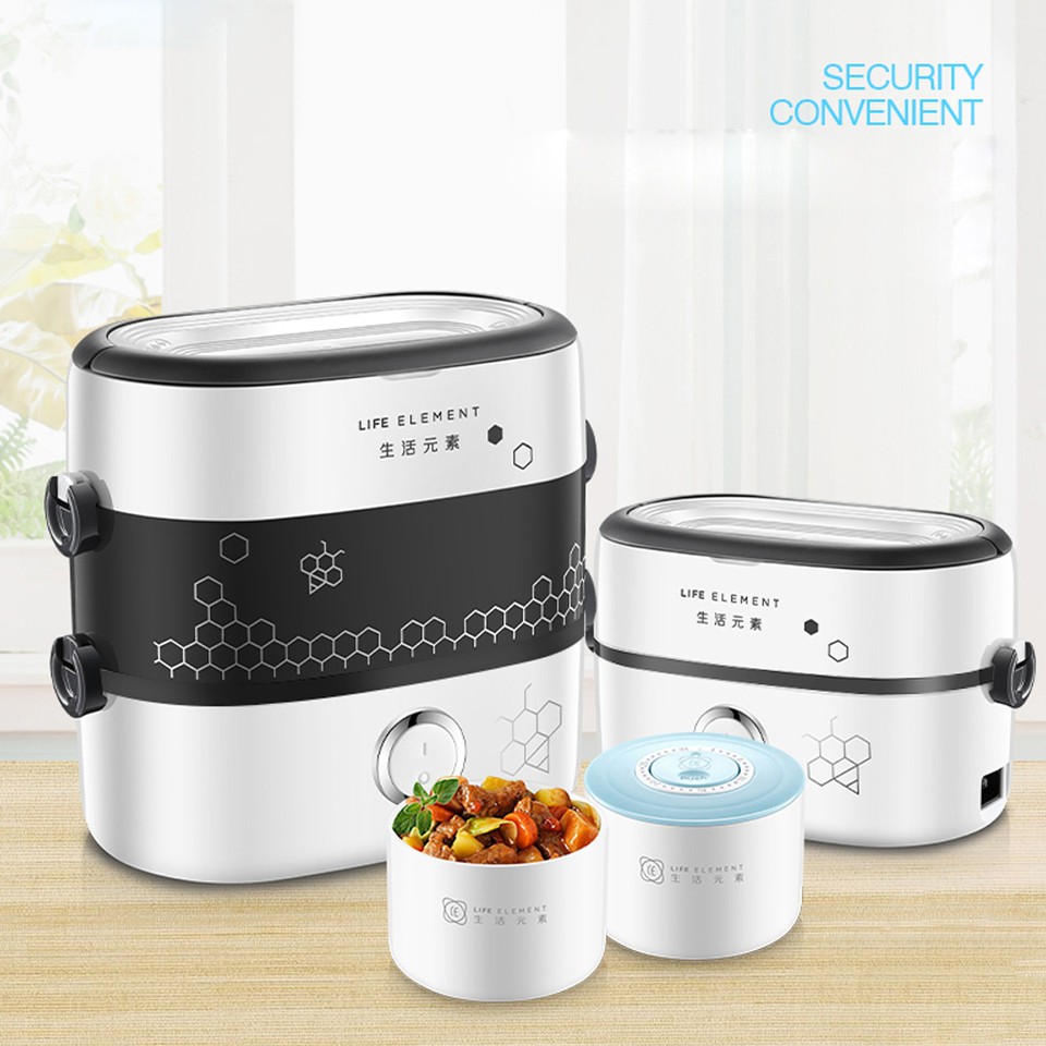 Hộp cơm điện 4 bát gốm sứ Life Element