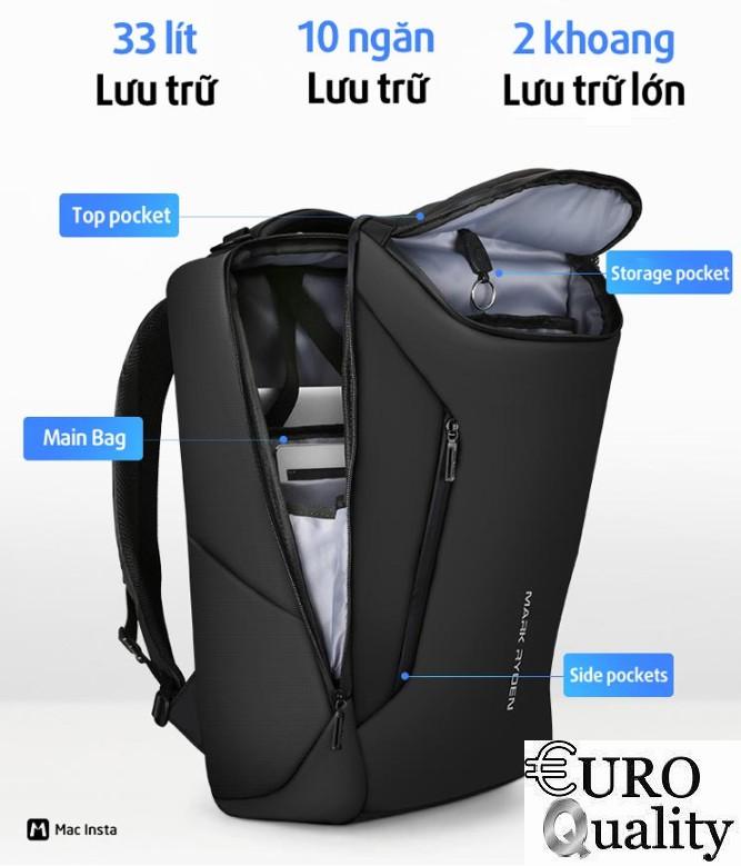 Euro Quality - Balo Mark Ryden  thế hệ mới  cao cấp