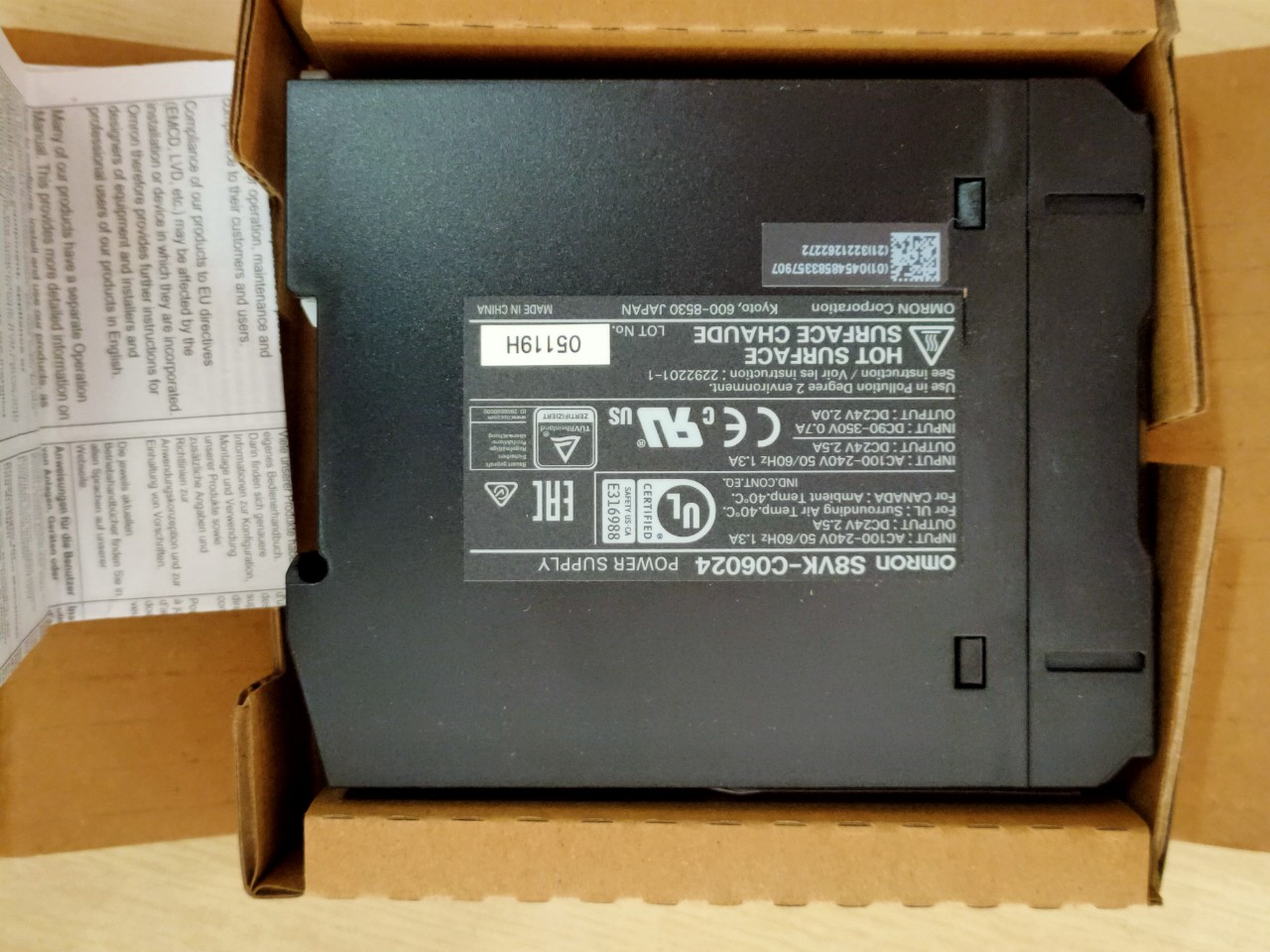 BỘ NGUỒN OMRON S8VK-C06024