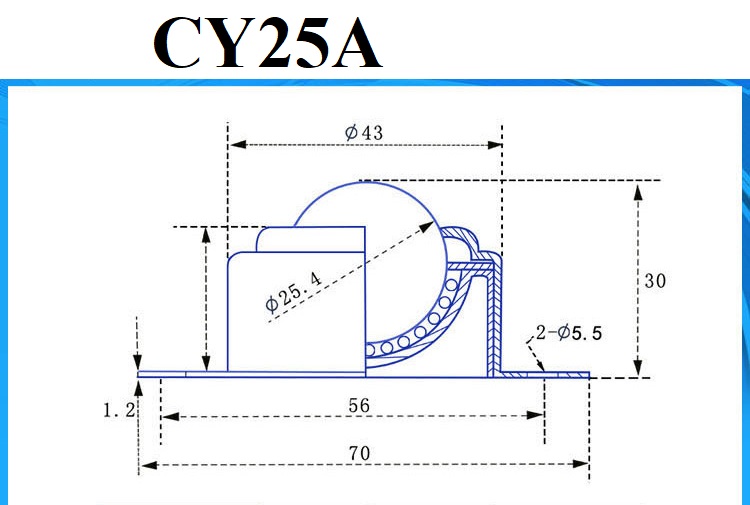 Con Lăn Bi Cầu CY25A
