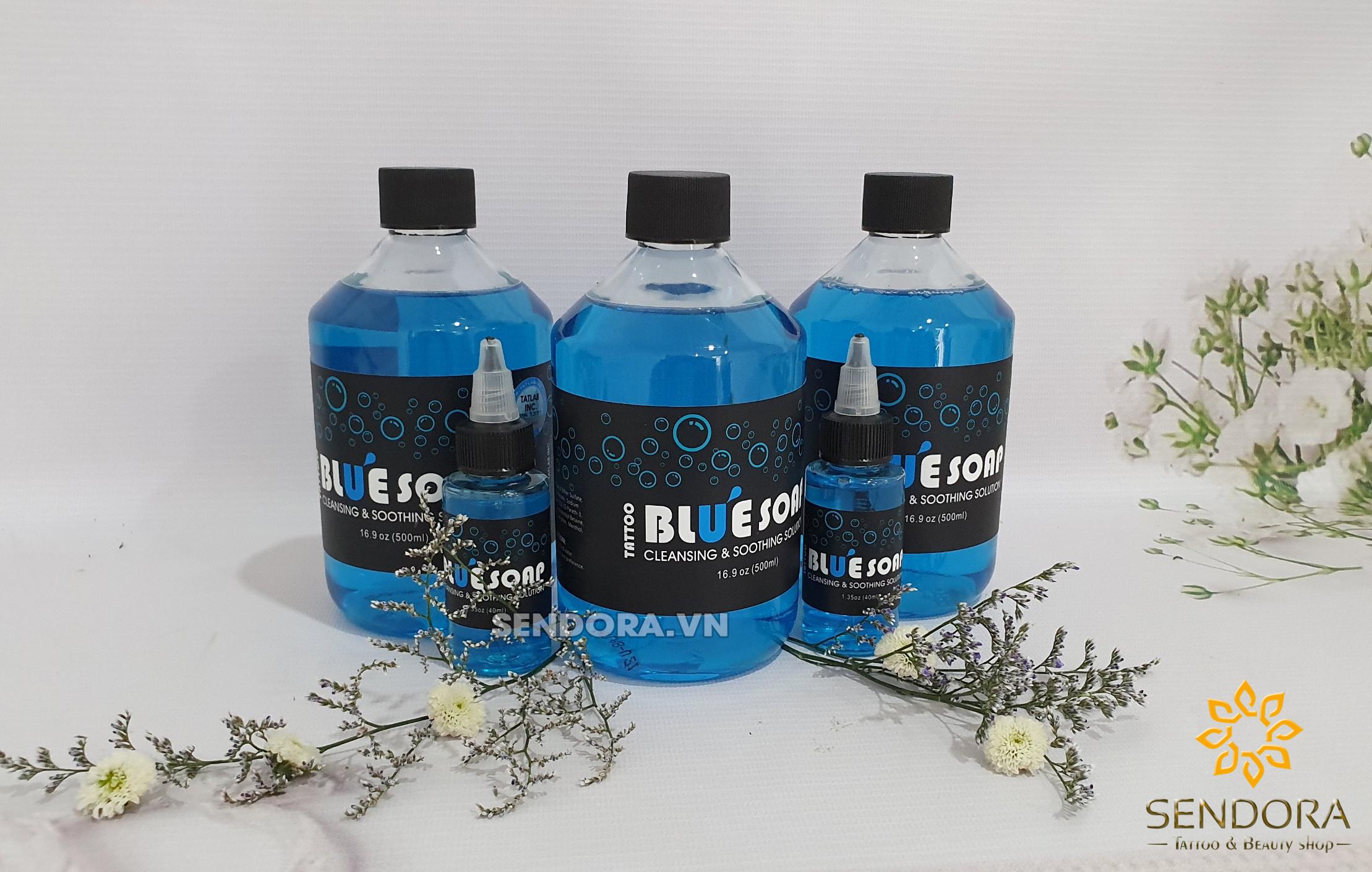 Dung dịch vệ sinh hình xăm Blue Soap 500ml