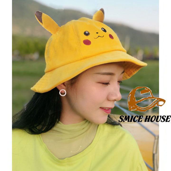 NÓN BUCKET TAI BÈO PIKACHU