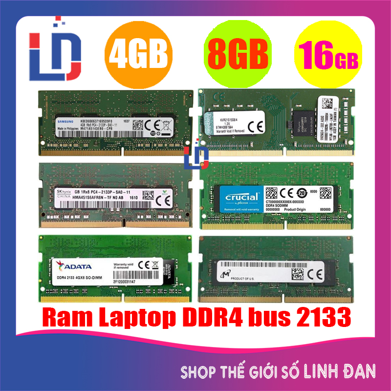 Ram Laptop 16GB 8GB 4GB DDR4 Bus 2133Kingston samsung Hynix micron ...