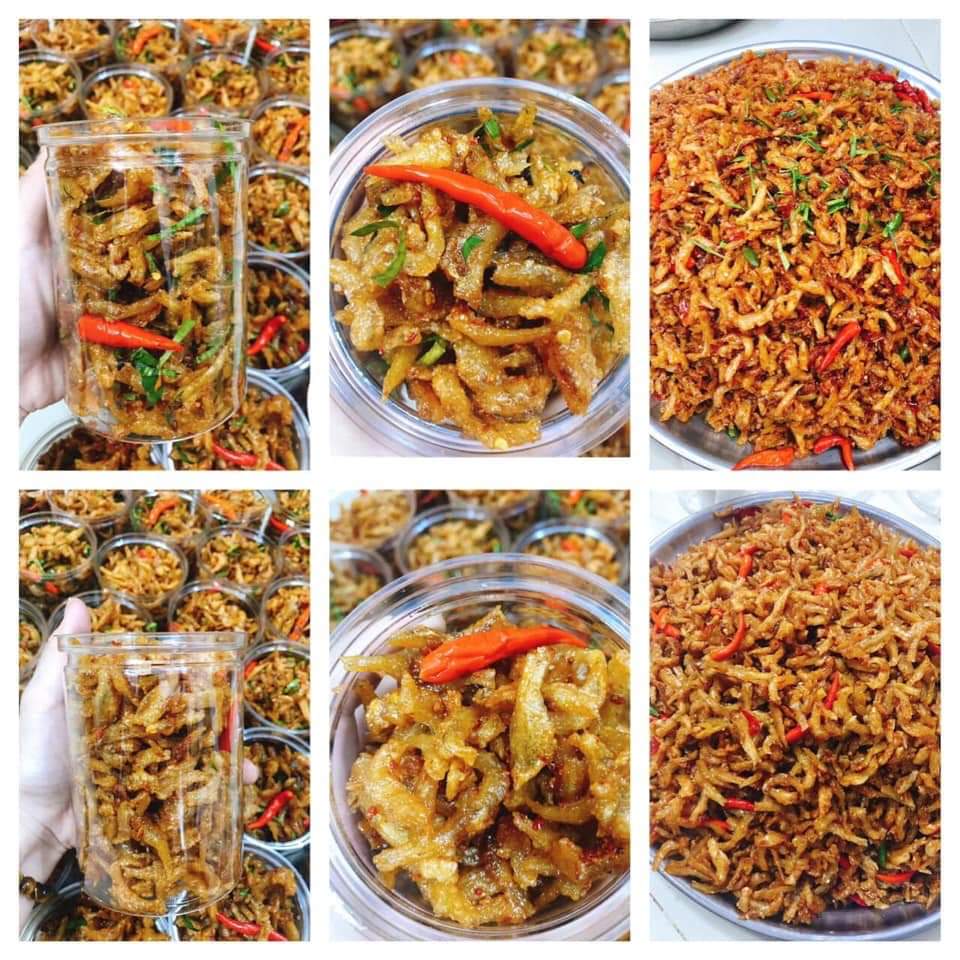 CÁ CƠM RIM LÁ CHANH - TỎI ỚT 250GR