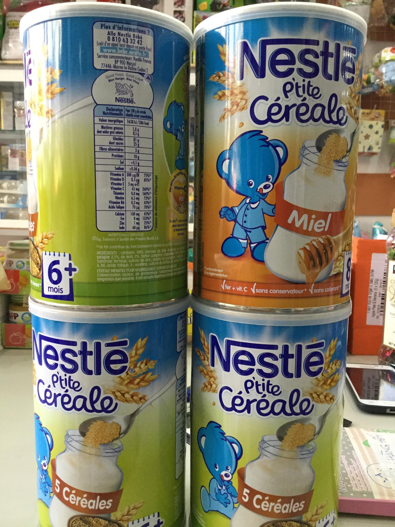 Bột pha sữa Nestle Pháp nhiều vị