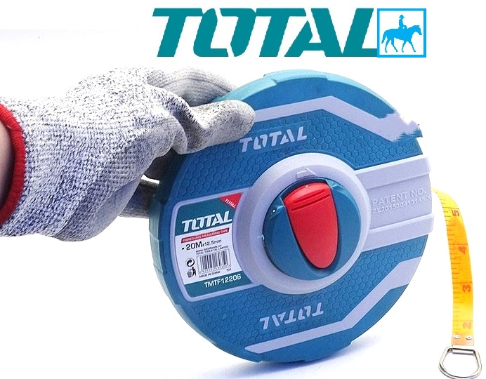 Thước dây làm bằng sợi thủy tinh 30 mét TOTAL TMTF12206