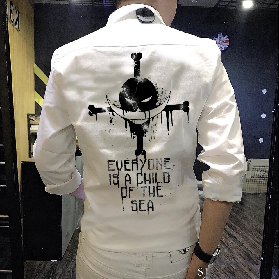 [HCM][Siêu Phẩm] Áo Sơ Mi Đảo Hải Tặc One Piece Siêu Độc | Sơ Mi Luffy | Zoro | Ace giá tốt Hương Nemo Style