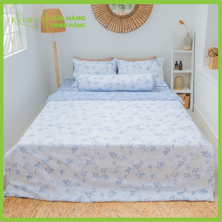 Chăn hè K-Bedding KMTP 101 MicroTencel Họa tiết lá mảnh