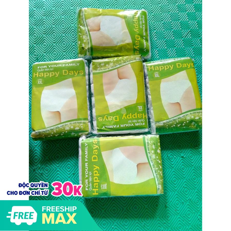 Combo 30 quần lót giấy cho nữ quần lót giấy cho mẹ sau sinh 5 set = 30 cái