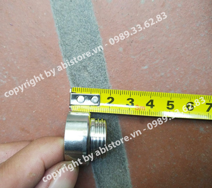 COMBO 2 LƠ INOX NGẮN 20MM LƠ LỤC LĂNG dn15 ( ~21mm ) HÀNG ĐẸP GIÁ RẺ