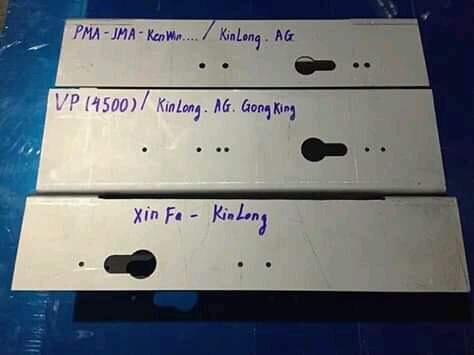 Dưỡng bản lề 3D cho nhôm xingfa