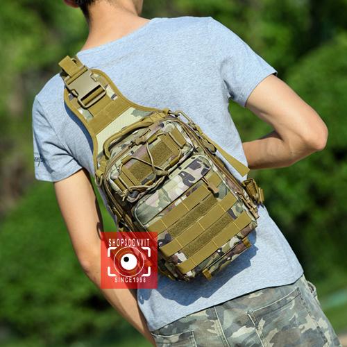 Balo đeo chéo lớn phong cách quân đội Cool Walker 22