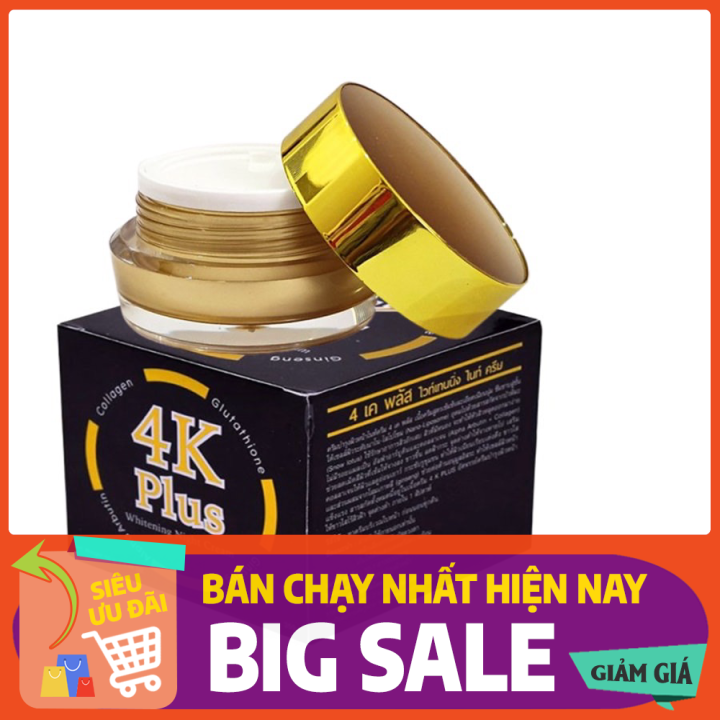 Kem dưỡng trắng da mặt ban đêm 4k plus night cream chính hãng thái lan