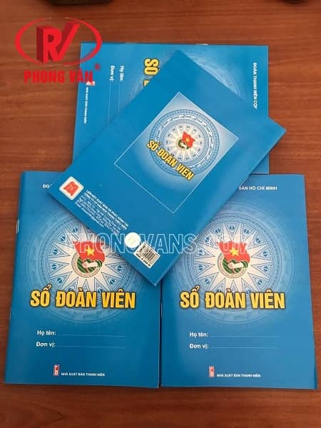 Set 5 quyển sổ đoàn viên xanh