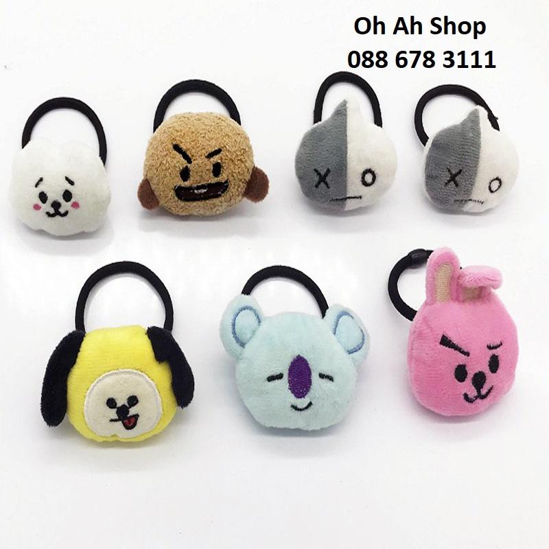 Giá bán Dây buộc tóc BT21 cực dễ thương
